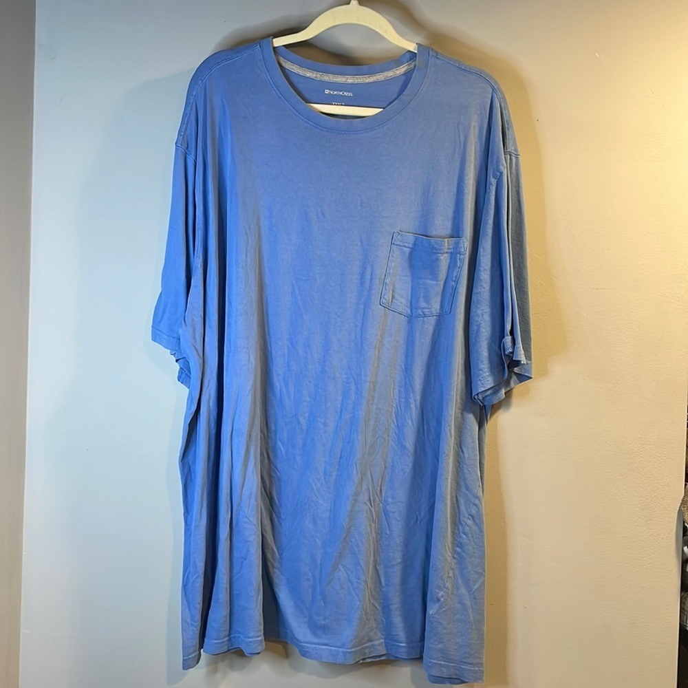 Sky blue basic tee shirt